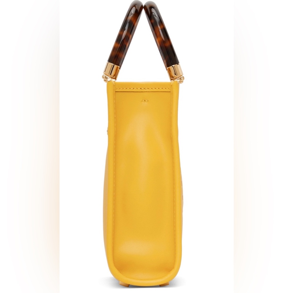 Fendi Yellow Mini Sunshine Shopper Shoulder Bag new with tags - Picture 2 of 11